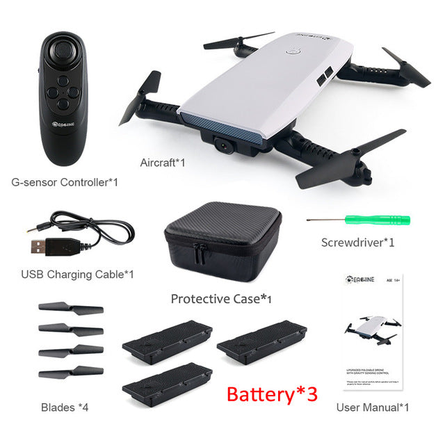 In Stock! Eachine E56 720P WIFI FPV Selfie Drone With Gravity Sensor APP Control Altitude Hold RC Quadcopter Toy RTF VS JJRC H47