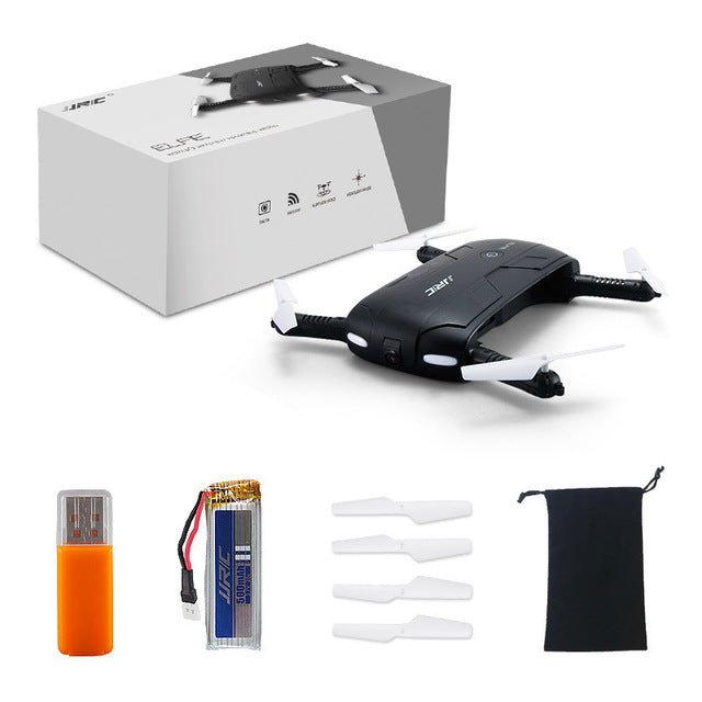 JJR/C JJRC H37 Elfie Mini Selfie Foldable Drone FPV 2MP HD Camera Headless APP Control Quadcopter Black Pink VS Eachine E50 E50S