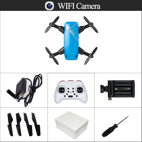 WIFI FPV Mini Drone with Camera 2.4G 4CH 6-axis RC Quadcopter Nano Drone RC WIFI FPV Drone Phone Control Toy