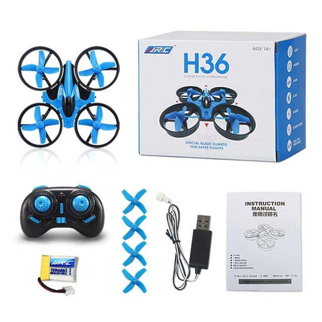 JJRC H36 Micro Mini Drones Quadcopters Headless Mode Racing Drone Professional One Key Return RC Helicopter Toys Gifts for Kids