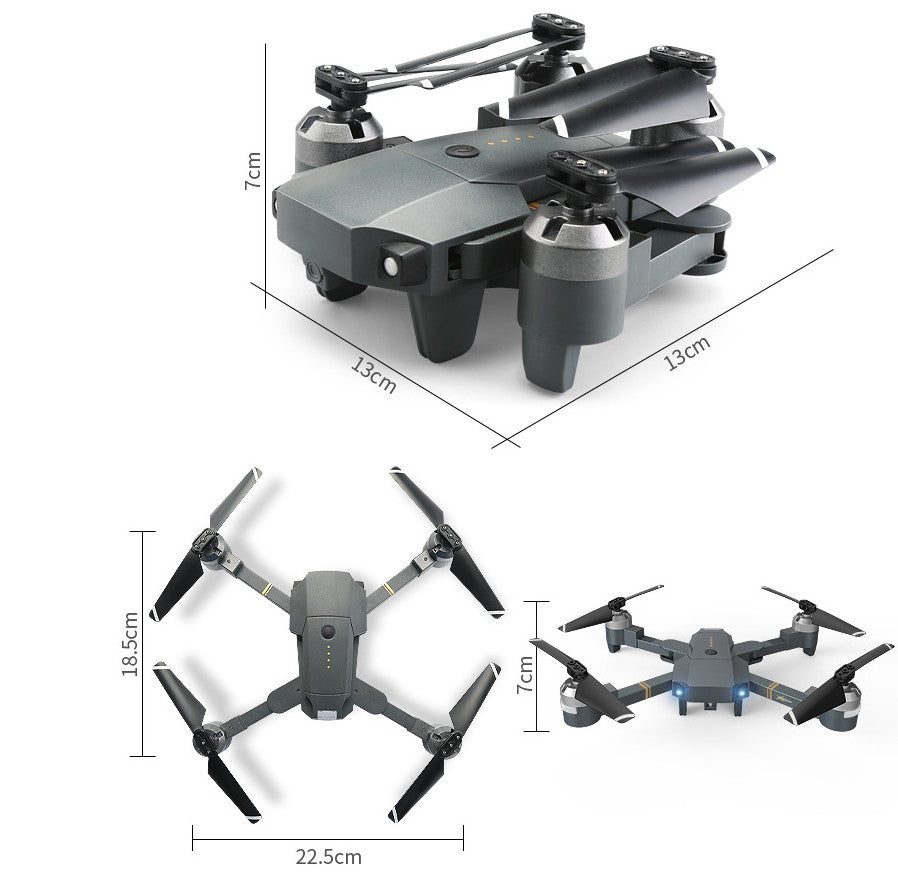 New Foldable RC Drone With 30w WIFI Camera 2.4G 4CH 6-Axis RC Helicopter Real-Time Quadcopter RTF Drone