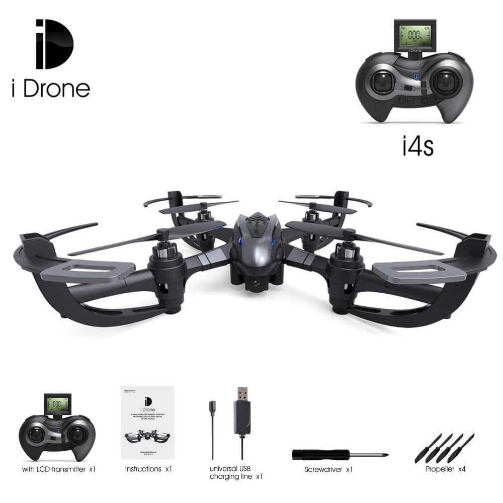 i Drone I4s RC Quadcopter 2MP Camera Drone With 3D Rollover RTF Version One Key Return Headless Dron RC Drone Dron Quadcopter