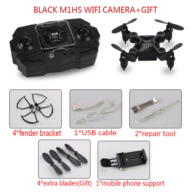 Remote control small plane mini micro rc quadcopter drone kit professional with com hd wifi camera FPV gopor ar pocket helicopt