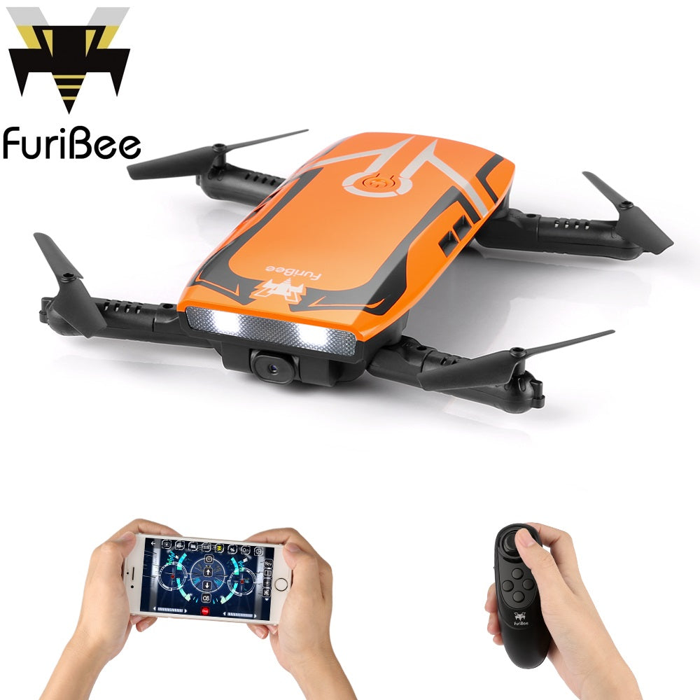 Mini RC Drone With 2.0MP HD WiFi Camera FuriBee H818 Dron Foldable Remote Control Quadcopter RC Helicopters VS JJRC H47 H37 NEW