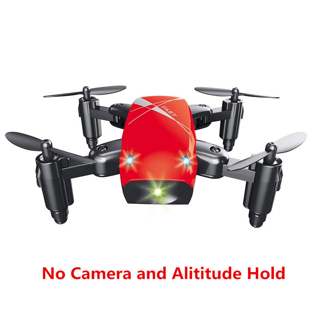 S9HW Mini Drone With Camera S9 No Camera RC Helicopter Foldable Drones Altitude Hold RC Quadcopter WiFi FPV Pocket Dron VS CX10W