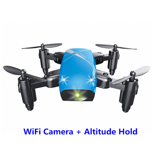 S9HW Mini Drone With Camera S9 No Camera RC Helicopter Foldable Drones Altitude Hold RC Quadcopter WiFi FPV Pocket Dron VS CX10W
