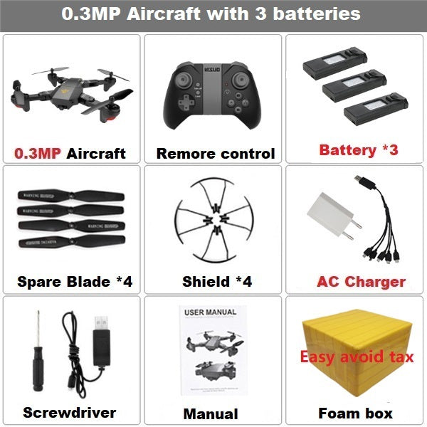 Teeggi VISUO XS809HW XS809W Selfie Drone With Wide Angle HD Camera WiFi FPV RC Quadcopter Helicopter Mini Dron VS Eachine E58