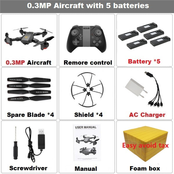 Teeggi VISUO XS809HW XS809W Selfie Drone With Wide Angle HD Camera WiFi FPV RC Quadcopter Helicopter Mini Dron VS Eachine E58