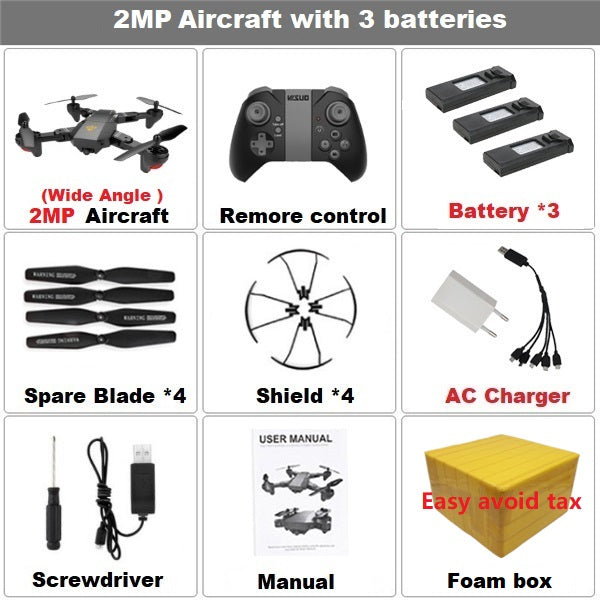 Teeggi VISUO XS809HW XS809W Selfie Drone With Wide Angle HD Camera WiFi FPV RC Quadcopter Helicopter Mini Dron VS Eachine E58