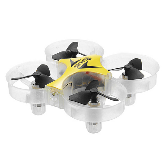 High Quality Eachine E012 Mini 2.4G 4CH 6 Axis Headless Mode LED Light RC Quadcopter RTF Mini Drone Black Yellow