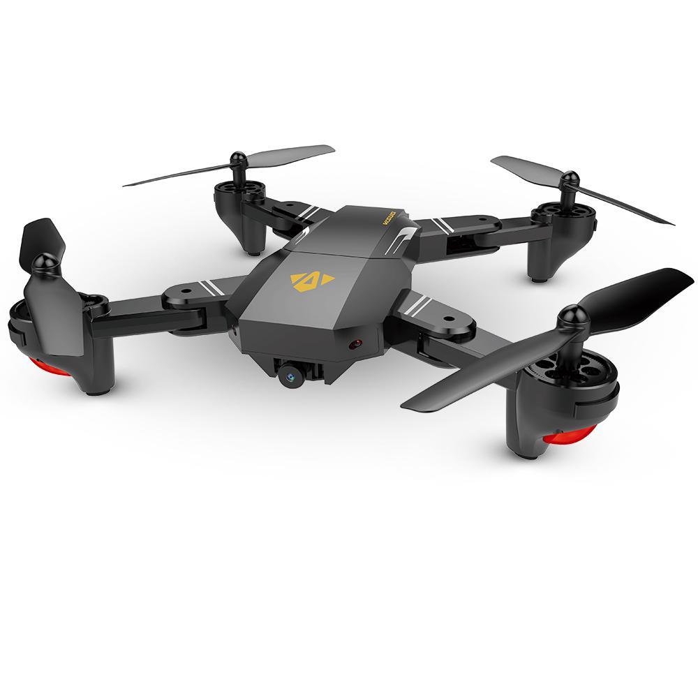 VISUO XS809HW Wifi FPV 2.0MP 120 FOV Wide Angle Foldable Selfie Drone Height Hold RC Quadcopter G-Sensor RTF Extra Two Battery