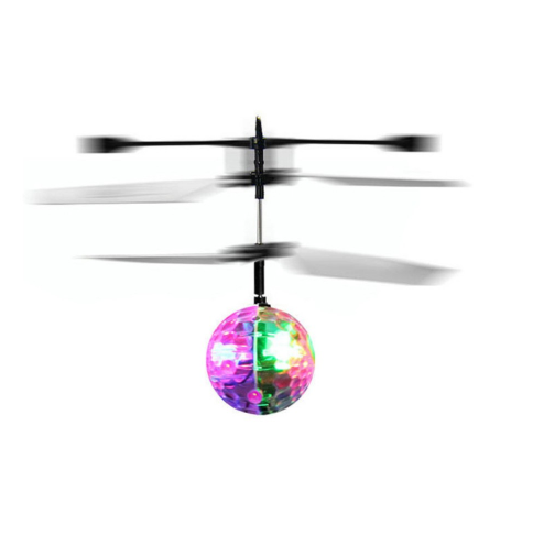 RC Flying Ball LED Flashing Helicopter Remote Control Aircraft Infrared Induction Mini Drone with Colorful Shinning LED Lights