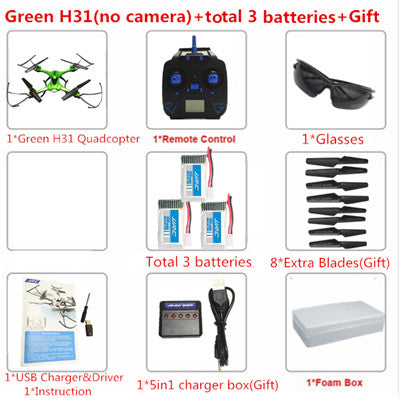 JJRC H31 RC Drone With Camera Or No Camera 6Axis Professional Quadrocopter RC Helicopter Waterproof Resistance VS JJRC H37