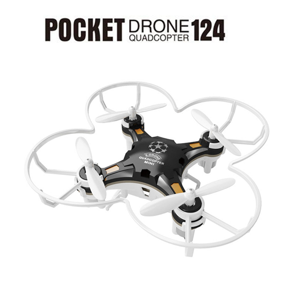 FQ777 - 124 2.4G 4CH 6-Axis Gyro RTF Remote Control Pocket Quadcopter Aircraft Mini Pocket Drone RC Simulators With Controller