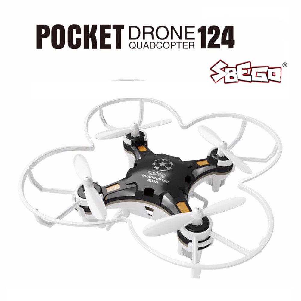 SBEGO FQ777-124 Mini Drone Micro Pocket 4CH 6Axis Gyro Switchable Controller RC Helicopter Kids Toys VS JJRC H37 H31 Quadcopter
