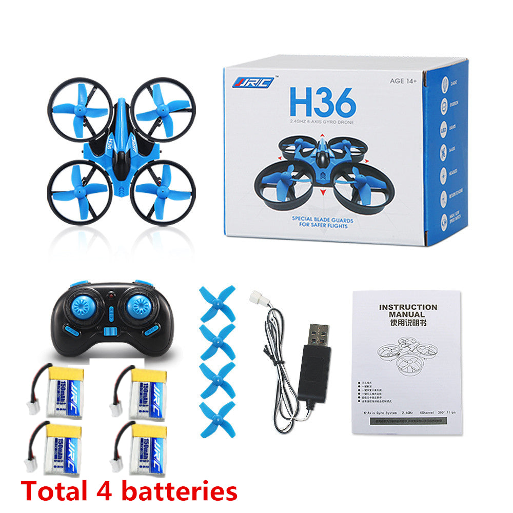 RC Drone Mini Drone JJRC H36 6 Axis RC Quadcopters With Headless Mode Drones One Key Return RC Helicopter Toy Gifts