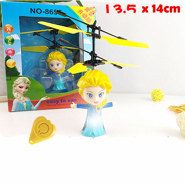 Minion Fly Flashing helicopter Hand Control RC Toys Minion Helicopter  Quadcopter Drone Ar.drone with LED