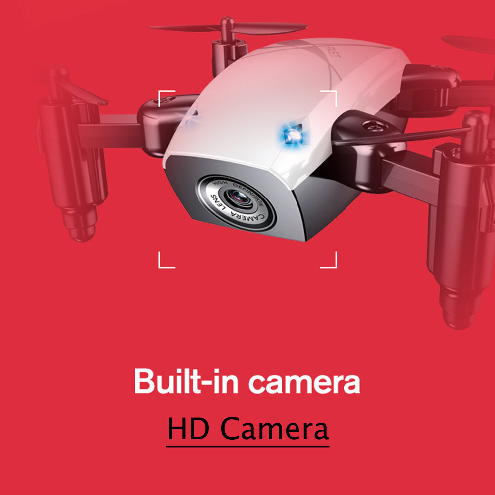 RC Dron Mini Foldable Pocket Selfie Drone with FPV HD Camera Altitude Hold Quadcopter VS Xs809hw JJRC H37 JXD 523