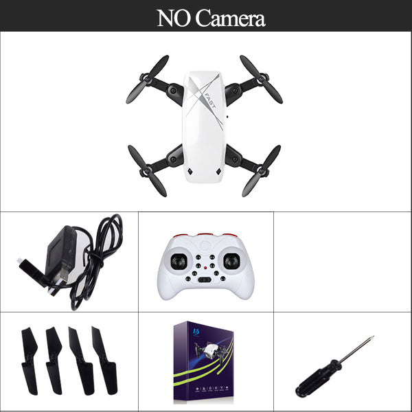 RC Dron Mini Foldable Pocket Selfie Drone with FPV HD Camera Altitude Hold Quadcopter VS Xs809hw JJRC H37 JXD 523