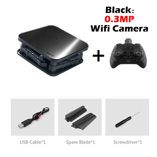 SMRC S1 mini rc drone with hd wifi camera pocket Selfie 2.0MP WiFi FPV Real Time Folding Helicopter for Chrismas toy boy gift