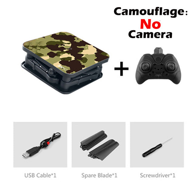 SMRC S1 mini rc drone with hd wifi camera pocket Selfie 2.0MP WiFi FPV Real Time Folding Helicopter for Chrismas toy boy gift