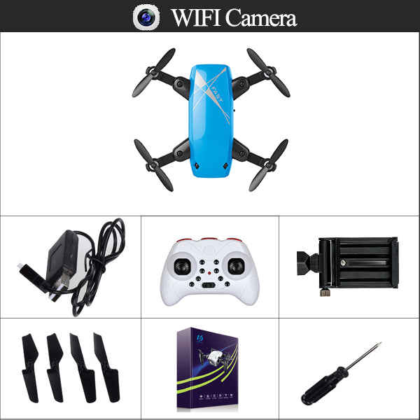 WIFI FPV Mini Drone with Camera 2.4G 4CH 6-axis RC Quadcopter Nano Drone RC WIFI FPV Drone Phone Control Toy