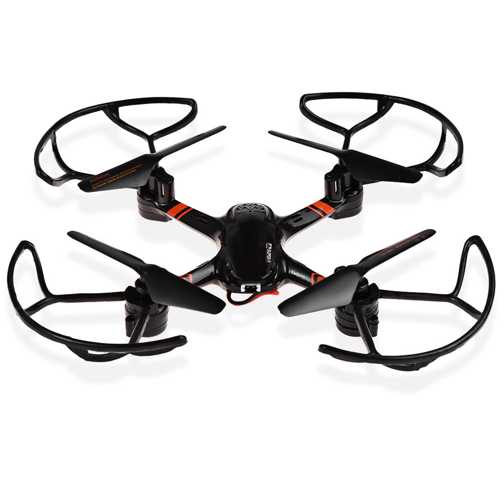 New Mould King 33043 SUPER - F 2.4GHz 4CH 6 Axis Gyro Hover RC Drone with Propeller Protector Light Remote Control Quadcopter