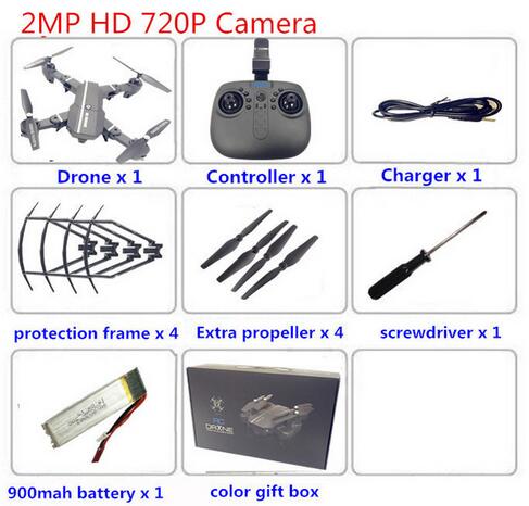 Elfie Drone MiNi Foldable Selfie Drone with HD Camera Drones WiFi FPV Quadcopter RC Helicopter One Key Return Dron Vs E56 H47