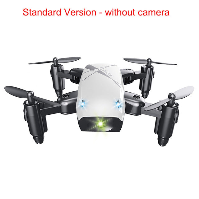 2017 New Micro Foldable Drone Dron Speed Switch RC Quadcopter Headless Mode One Key Return Quadcopters RTF Gifts for Friends