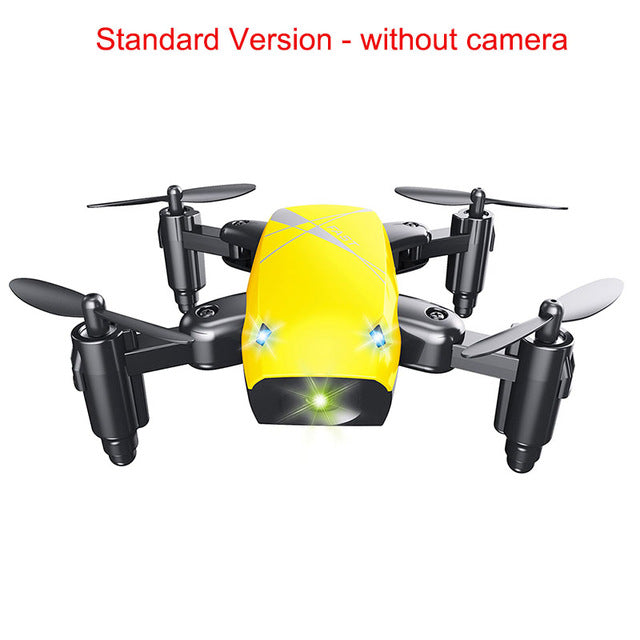 2017 New Micro Foldable Drone Dron Speed Switch RC Quadcopter Headless Mode One Key Return Quadcopters RTF Gifts for Friends