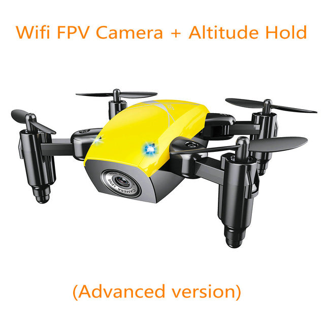 S9 S9HW Mini Pocket Drones With HD Camera/No Camera RC Helicopter Foldable WiFi FPV Dron RC Quadcopter Drone VS XS809hw JXD 523W