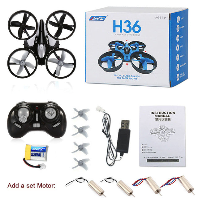 JJRC H36 Micro Mini Drones Quadcopters Headless Mode Racing Drone Professional One Key Return RC Helicopter Toys Gifts for Kids