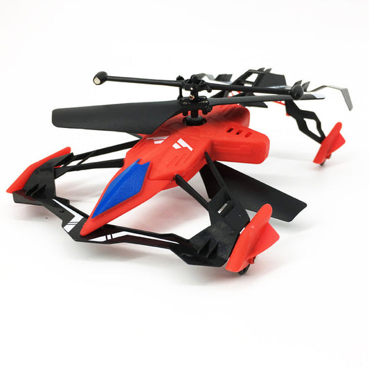 2017 Air Ground Drone 2.4G 2.5CH RC Gyro Mini Variable Sports Car & Air Race RC Heli Y7106*