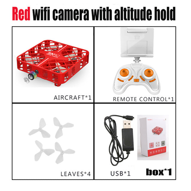 2017 New Style Remote Control helicopter drone SMRC M8HS QUADBOX drones with camera hd usb camera FPV wifi  fan birthday hornet