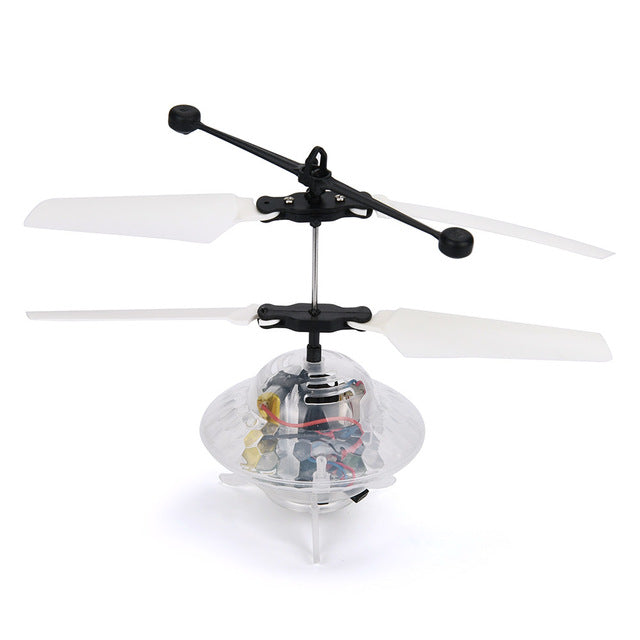 Hand Flying UFO Ball LED Mini Induction Suspension RC Aircraft Flying Toy Drone X# dropship 1205