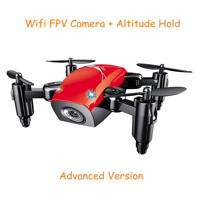 S9HW Mini Drone With Camera S9 No Camera RC Quadcopter Foldable Drones Altitude Hold RC Quadcopter WiFi FPV Pocket Dron VS CX10W