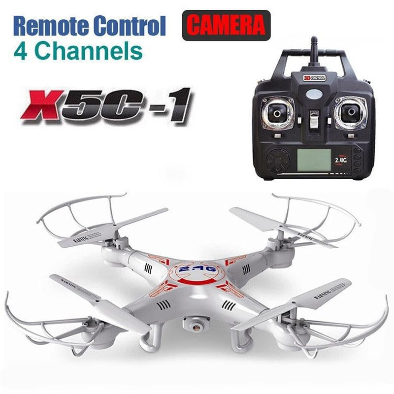 Lensoul 4-Axis Drone RC Quadcopter 2MP 4-Axis Quadcopter RC LCD Display 360 degrees Roll Helicopter Aircraft Remote Control Toys