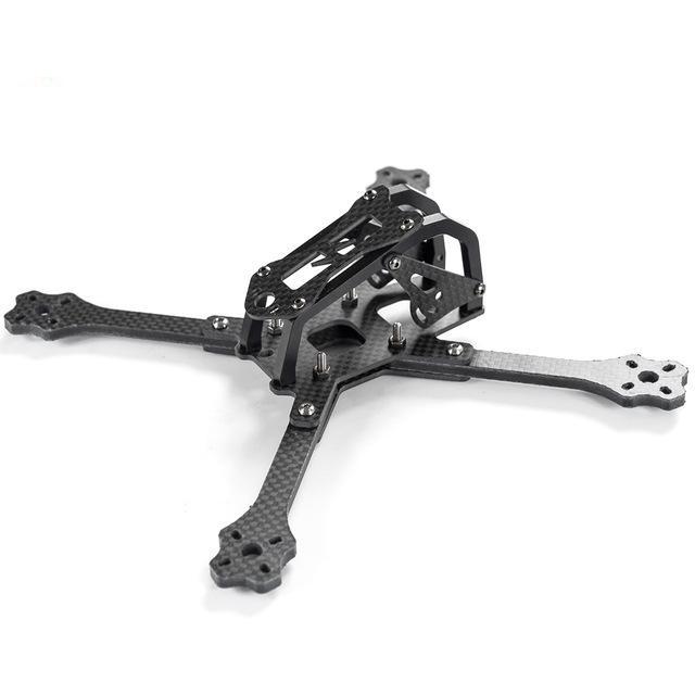2017 Newest TransTEC for Lightning Race 215mm 4mm 3K Full Carbon Fiber Frame Kit Blue / Sliver for RC Racing Racer Drone Toy DIY