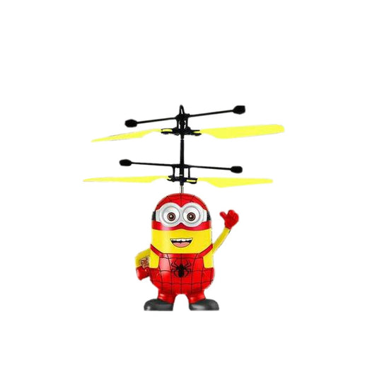 Redpawz Funny Induction Flying Toys Upgrade RC flashing Despicable Me Minion Helicopter Quadcopter Drone Plane Toys VS jjrc h31