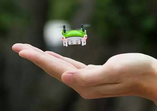 2016 New Product Dron Mini 2.4G 4CH Pocket Drone 3D Roll Light Handheld Toy Remote Control Helicopter for Kids