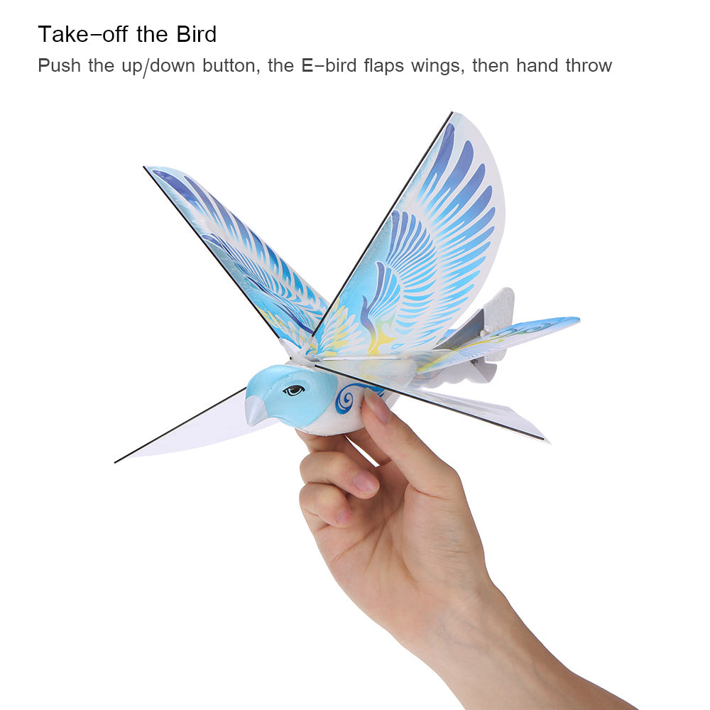 98007+ 2.4GHz Remote Control Toy RC Bird in RC Air Planes Animal Authentic E-Bird Flying Bird RC Toys Drone Electrict He