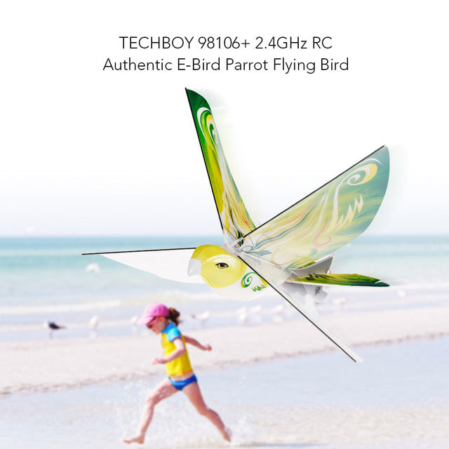98007+ 2.4GHz Remote Control Toy RC Bird in RC Air Planes Animal Authentic E-Bird Flying Bird RC Toys Drone Electrict He