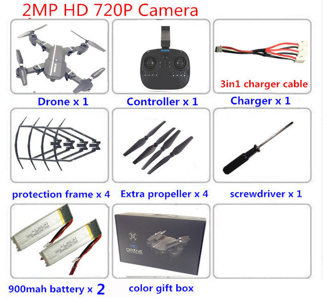 8807w Selfie Drone MiNi Foldable Drone with HD Camera Drones with Camera WiFi FPV Quadcopter RC Helicopter VS xs809hw X5SW E58
