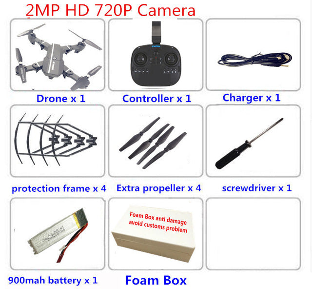 8807w Selfie Drone MiNi Foldable Drone with HD Camera Drones with Camera WiFi FPV Quadcopter RC Helicopter VS xs809hw X5SW E58