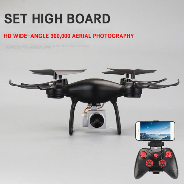 Lensoul 2.4GHz 4 Channel WIFI Drone 0.3MP HD camera 6-Axis Gyro Aircraft UAV Drone Headless Mode APP Control Quadcopter Aircraft
