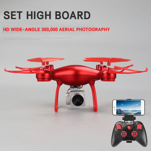 Lensoul 2.4GHz 4 Channel WIFI Drone 0.3MP HD camera 6-Axis Gyro Aircraft UAV Drone Headless Mode APP Control Quadcopter Aircraft