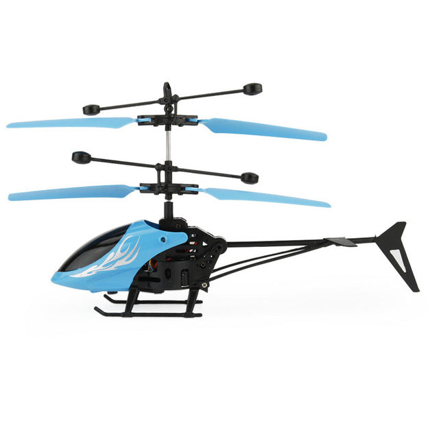 Mini Portable Roll Toy 2 Channel Helicopter Rechargeable RC Plane Electric Red 2CH Induction Infrared Plane Drone Toys